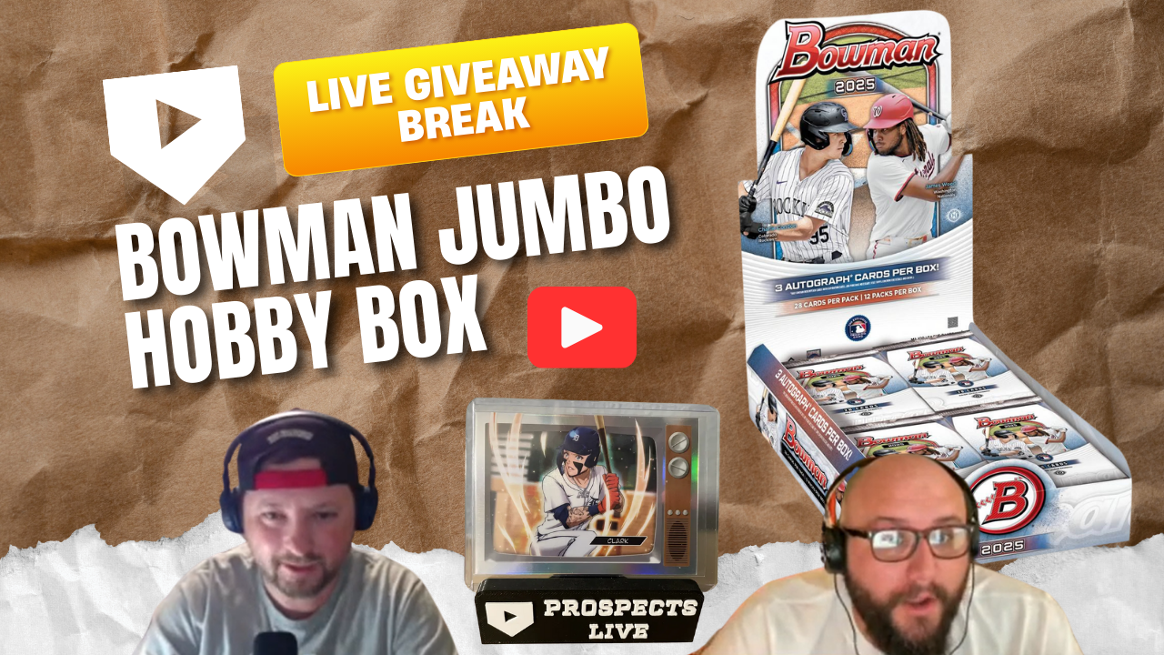 2025 Bowman Jumbo Box Giveaway Break