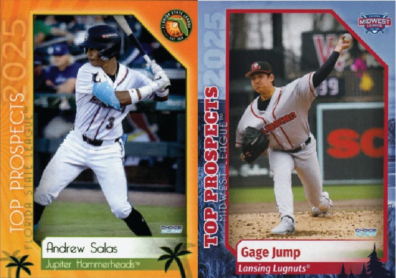 2025 Rising Prospects Without Bowman Cards