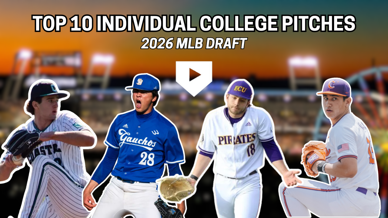 College Pitchers: Top 10 Individual Pitches in the 2026 Draft