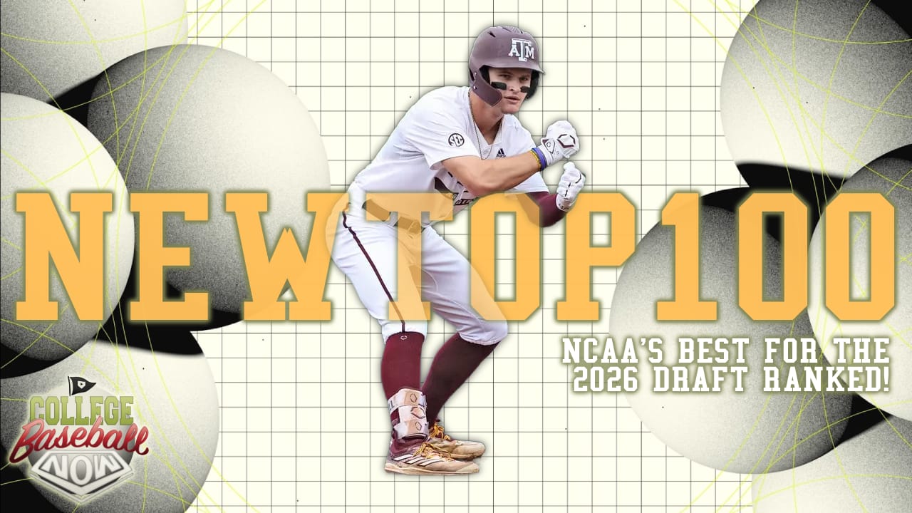Top 100 2026 NCAA Draft Prospects - College Baseball Now #7