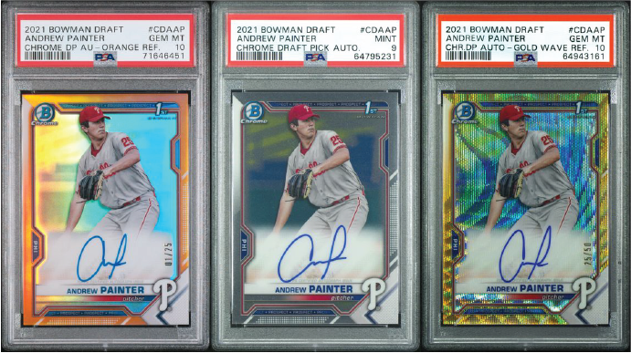 The Curious Case of Andrew Painter's Bowman Chrome Autographs