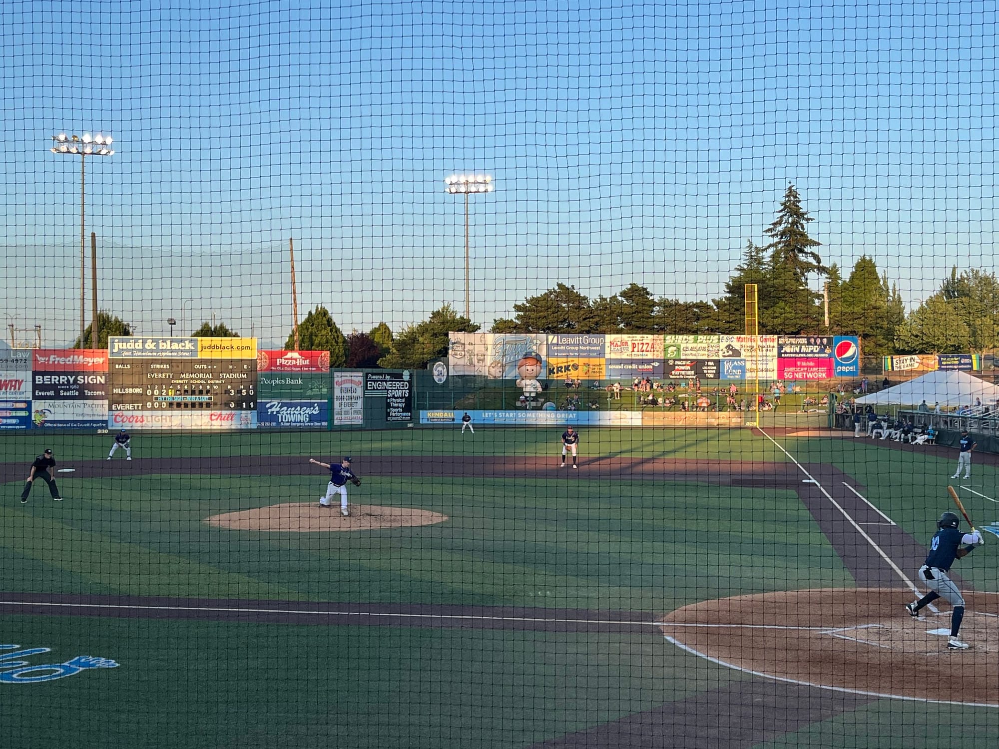 Live Looks: High-A Hillsboro Hops at Everett Aqua Sox - 7/21/24